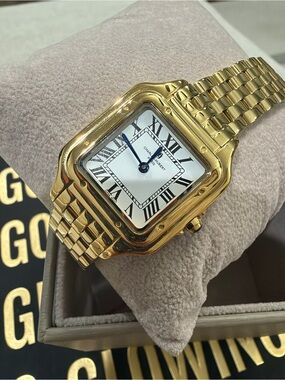 Women's Gold Tone Bracelet Watch